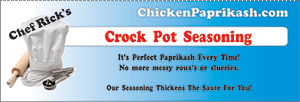 picture of label for chicken paprikash crock pot seasoning