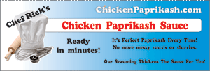 picture of label for chicken paprikash sauce