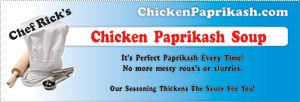 picture of label for chicken paprikash soup