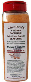 Chef Rick's Chicken Paprikash Seasoning