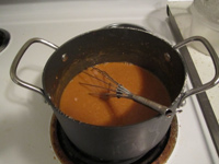 5 quart pot of chicken broth and paprikash seasoning